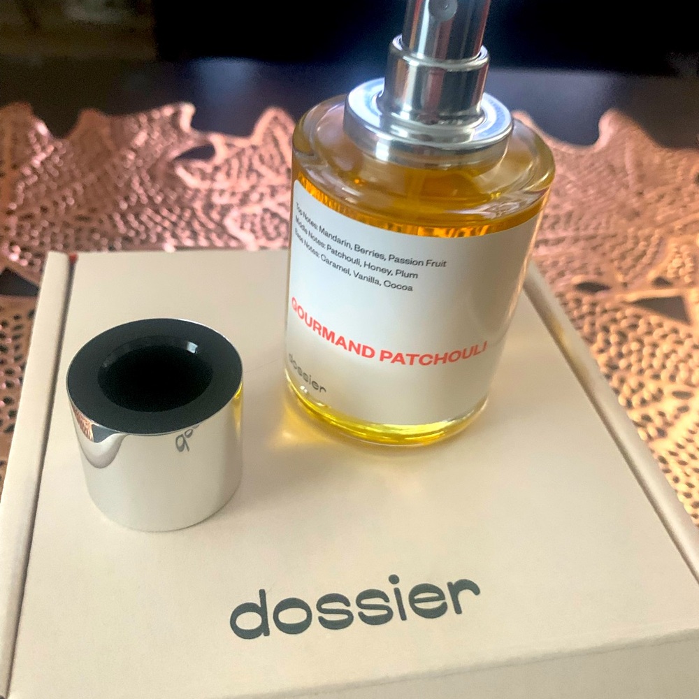 Gourmand Patchouli perfume EDT Dossier Fragrance
